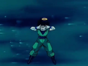 Goku contro Arqua usa il Taiyoken