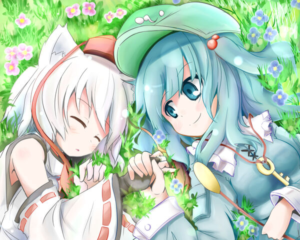 File:Touhou - Momiji & Nitori.jpg