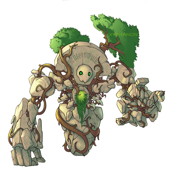 Image - Golem de pedra.jpg  Dragon Fantasy Saga Wiki 