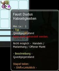 Habseligkeit Dudus