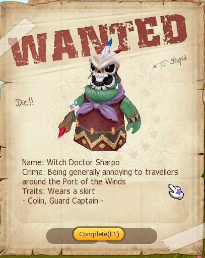 WitchDoctorSharpoWanted