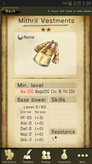 Mithril Vestments