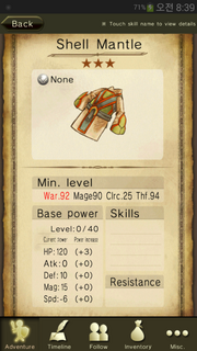 Shell Mantle
