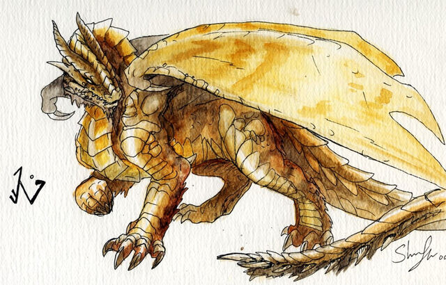 File:Golden Dragon by Redpyre.jpg