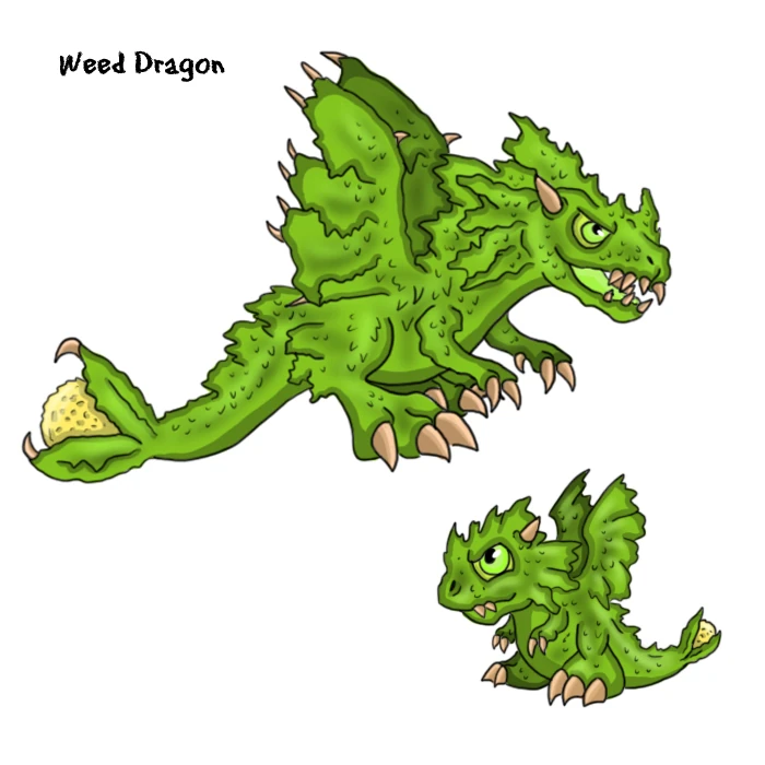 Image Weed Dragon.jpg DragonVale Wiki Fandom powered by Wikia