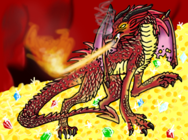 File:Smaug Dragon - Coloured.png