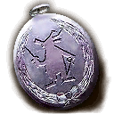 Silbernes Emblem