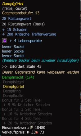 Dampfgürtel