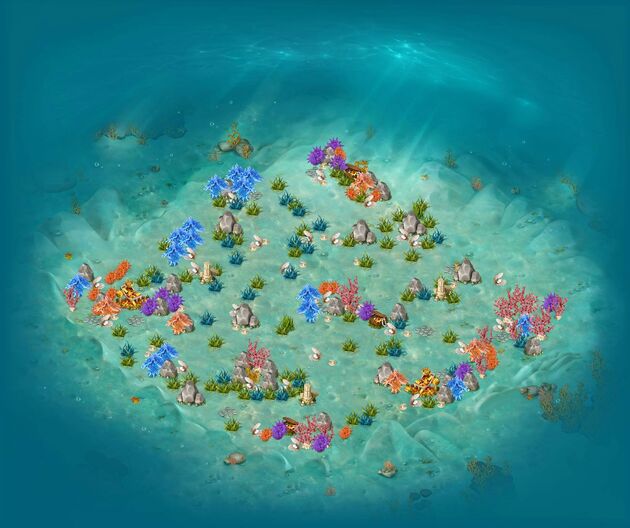 Sand bottom map