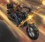 Karrin on bike