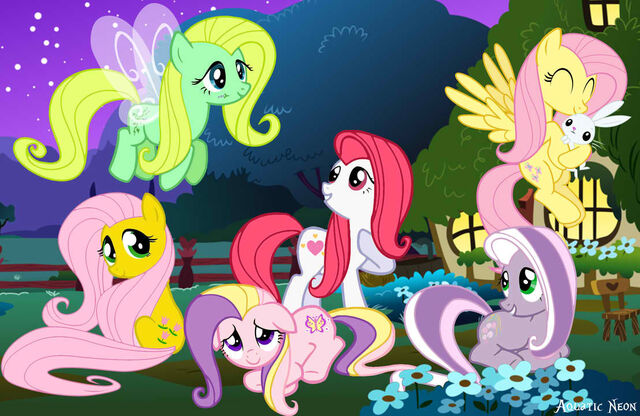 File:Fluttershy-and-her-ancestors-my-little-pony-friendship-is-magic-33900954-1109-721.jpg