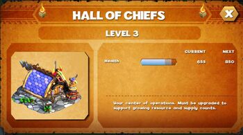Hall of chief