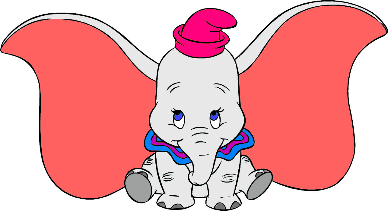 This is a picture of Geeky Pictures of Dumbo the Elephant This is a graphic of Geeky Pictures of Dumbo the Elephant