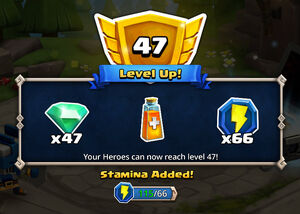 Player Level Up