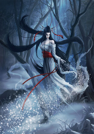 Yuki onna the snow spirit by takeda11-d3iivrk