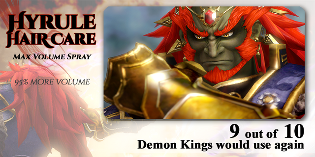 File:Ganondorf Hyrule Hair Care - HW.png