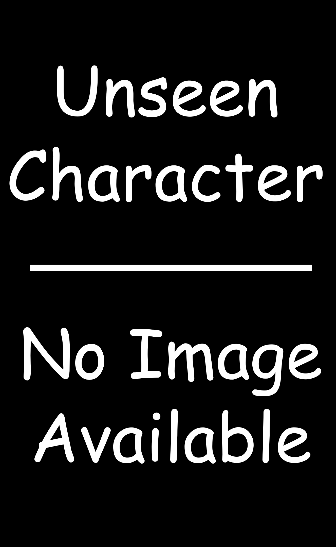 Unseen Character No Image Available