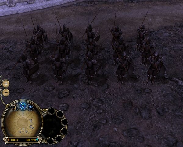 Datei:Gondor Speerträger Bataillon mit schwerer Rüstung 411.jpg