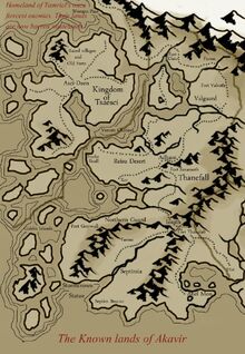 Mappa del Regno Tsaesci