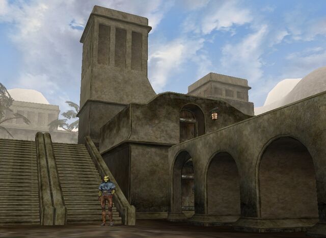 File:TES3 Morrowind - Balmora - The Razor Hole exterior.jpg