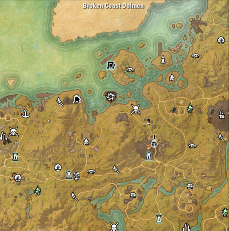 stonefalls dolmen map stonefalls dolmen map