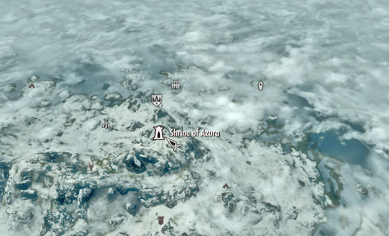 Image - Shrine of Azura (Skyrim) Maplocation.png | Elder Scrolls