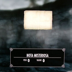 Nota misteriosa (2)