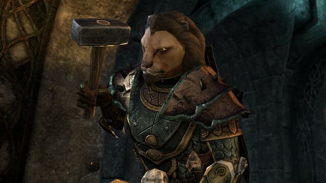 File:Khajiit Blacksmith.jpg