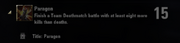 Paragon Achievement