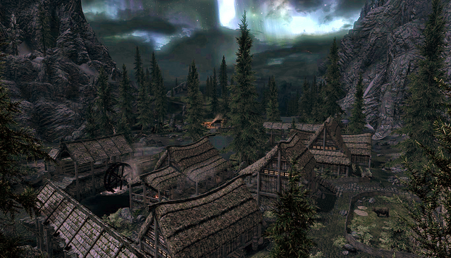 File:Aurora Riverwood Skyrim.png