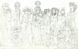 FotoSketcher - All Adult Characters and their Children
