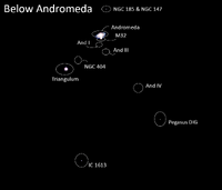 External Galaxies Below Andromeda