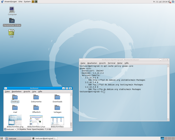 File:Gnome screenshot - version 2.22 (debian sid).png