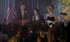Prom king and queen