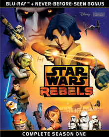 Star Wars Rebels 2014 Blu-Ray Cover