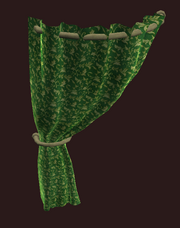 Flowered Green Curtain Left.png