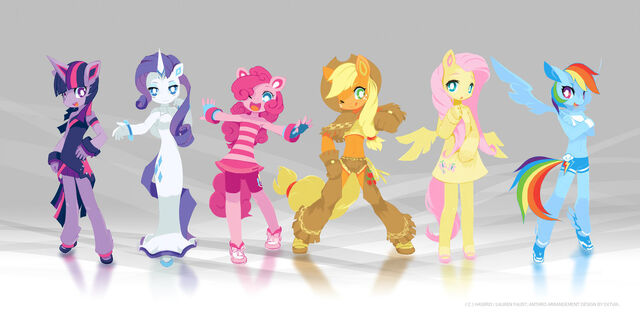 File:FANMADE Humanized Mane six.jpg