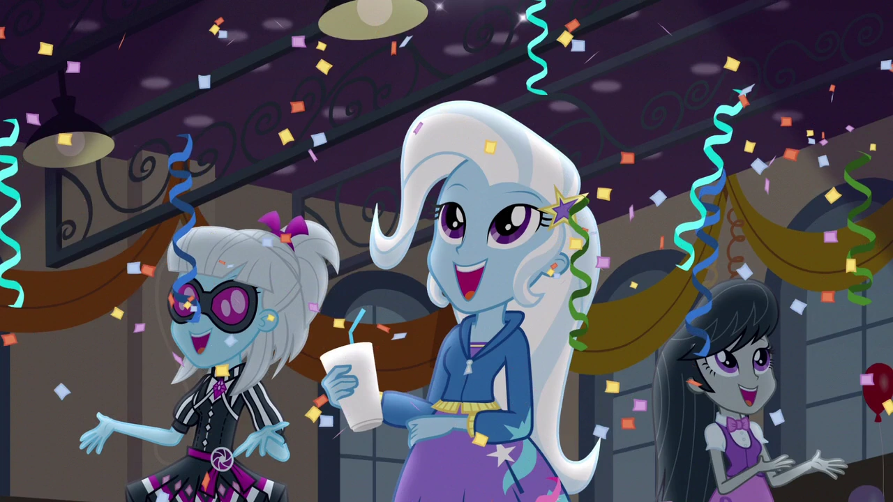Image - Photo Finish, Trixie, and Octavia impressed EG3 