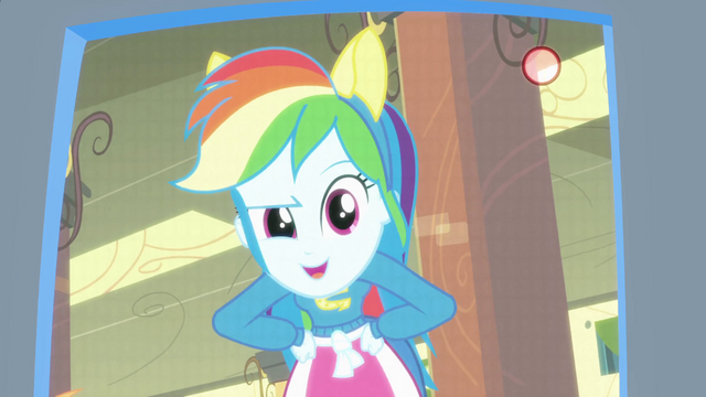 File:Rainbow Dash being filmed EG.png