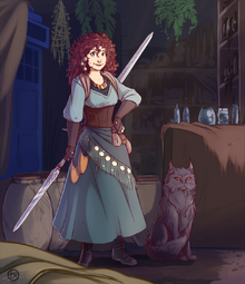 Angela and solembum by ticcy-d74o9o4.png