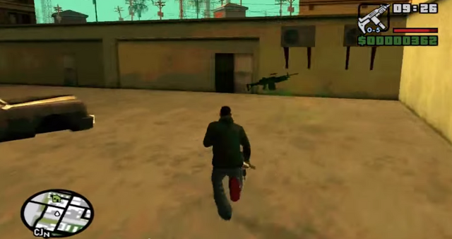 Archivo:GTA San Andreas Beta Ubicacion de la M249-.png