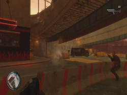 Action Reaction Tiroteo (exterior)
