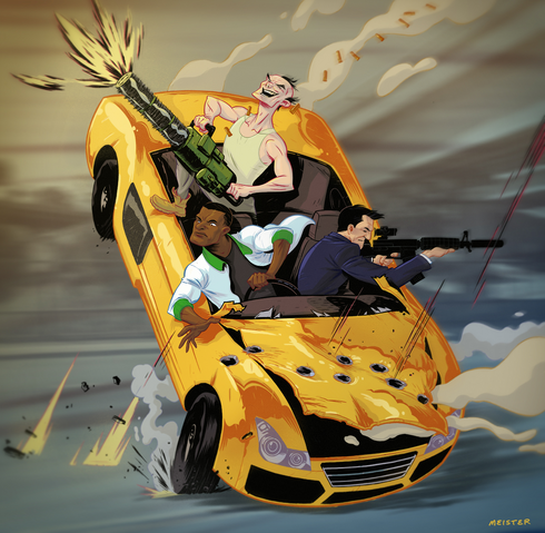 Archivo:Grand Theft Auto V Fan Art - Business as Usual.png