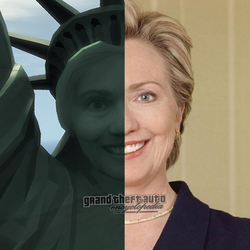 Hillary Estatua Felicidad