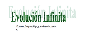 Evolucion Infinit