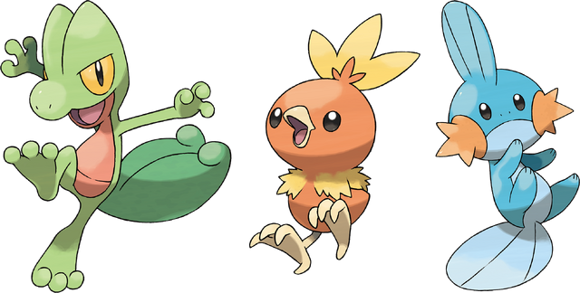 Archivo:Pokemon iniciales de Hoenn.png