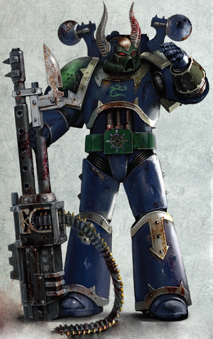 Ciro Legión Alfa Black Crusade ilustración