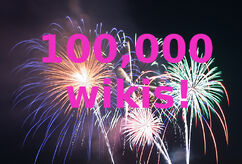 Fireworks. pink
