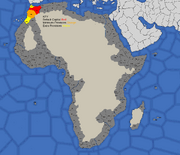 Map showing provinces that may form Morocco in EU2
