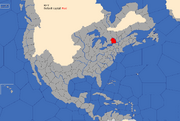 "Map showing provinces that can form Huron"